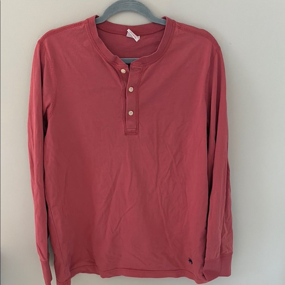 Brooks Brothers Red Long Sleeve Henley